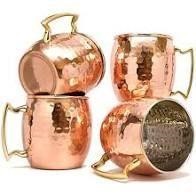 pack of 4 handmade pure copper mug