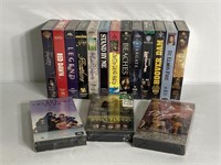 Lot of 16 sealed vintage VHS movies