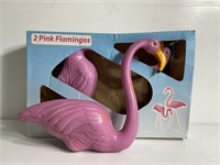 Pair of the original vintage pink flamingos