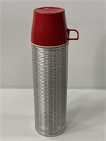 Vintage 1 quart tall metal Thermos