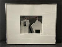 Joan Kadri Zald 1988 signed framed mission print