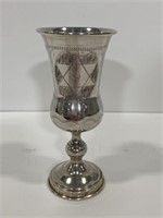 Antique sterling silver Kiddush cup