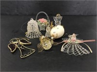 Collection of small glass ornaments