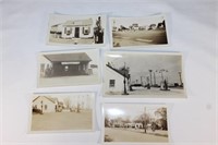 Vintage Gas Station Photos - Black & White  NY