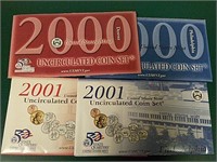 2000 & 2001 US MINT SET