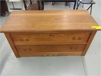 2 Drawer Oak lowboy