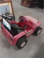 Powerwheels motorized jeep with battery and