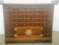 Antique Oriental Korean Style 36 Drawer Side/tea