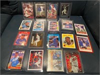 18 Different Atlanta Braves Baseball Cards