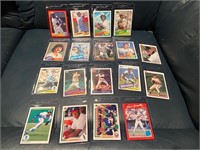 18 Different Baseball Cards