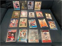 18 Different Football Cards