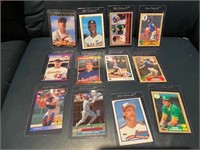 12 Different Baseball Rookie Cards RC
