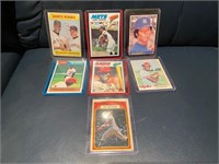 7 Different Baseball Cards