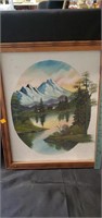 Mountain Scene Painting