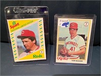 2 Tom Seaver Cards / One Autographed