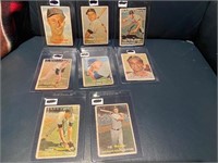 8 Different 1957 Topps Baseball Cards