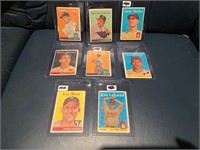 8 Different 1958 Topps Baseball Cards