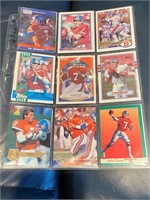18 Different John Elway Football Cards