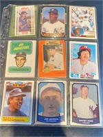 18 Different Baseball Cards