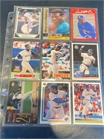 9 Different Ken Griffey Jr Baseball Cards