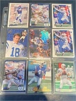 15 Different Indianapolis Colts Football Cards