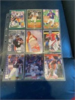 18 Different Football Cards