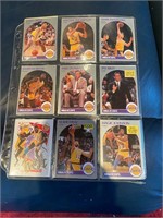 18 Different Los Angeles Lakers Basketball Cards