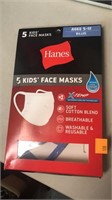 4 kid face masks.