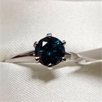 14K  Blue Diamond(0.9ct) Ring