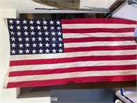 78” 48 star American flag