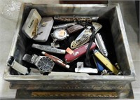 Lot #599 - Molded jewelry box full of pocket
