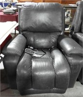 Lot #631 - La-Z-Boy grey leather power recliner