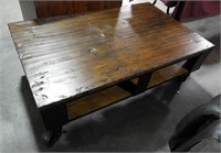 Lot #632 - Contemporary Industrial style wood