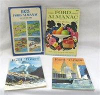 Ford Almanacs 1967 & 73 Ford Times 1962 & 67