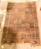 Lot #714 - Antique oriental area size rug.
