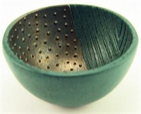 Lot #777 - Studio pottery bowl. Signed on