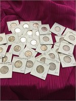 33 Georgia & Massachusetts State Coins