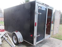 2008 10' ALUMINUM ENCLOSED TRAILER