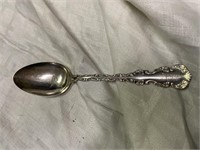 Evans Monogrammed Sterling 5.5" Spoon