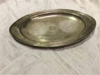 Monogrammed Sterling 9.5" Tray