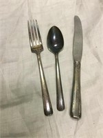 Wallace 3 Piece Childs Set Fork Spoon & Knife