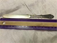 Engraved Reed & Barton Knife 7.5"