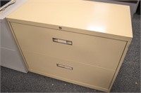 STELCASE 2 DRAWER LATERAL FILE