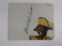 Vtg Bill Robinson Autograph-Mr Bojangles