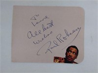 Vtg Paul Robeson Autograph