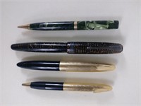 4pc Fountain Pens & Mechanical Pencils Lot