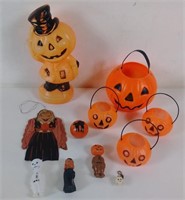 11pc Vintage Halloween Collectibles Lot