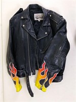 Custom Rocker Punk Leather Jacket