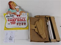 Vtg 1967 Campbells Soup Chef Doll Store Display