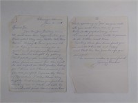 Vtg 1956 Jimmy Archer Signed Letter